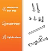 Vwoqiy 345 Pcs M5 Screw Set Pan Head Bolts Nuts Washers Galvanized view 6