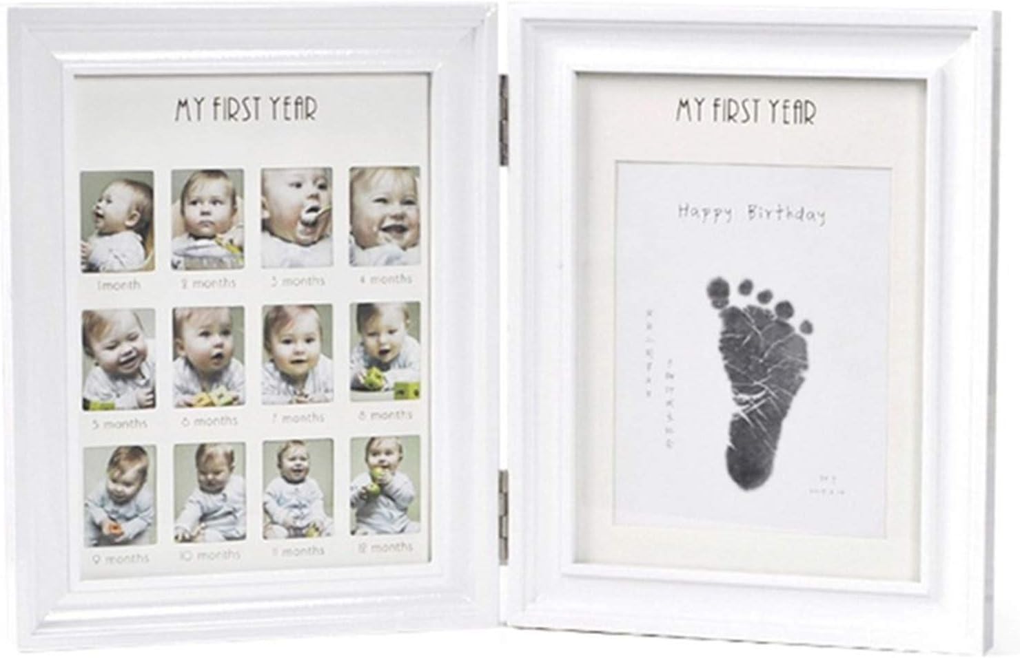 Leamalls Bebe Empreinte De Main Et De Pied Photo Cadre Forme Empreinte Kit Bebe Naissance Nouveau Nee Baby Shower Souvenir Cadeau Bebe Puericulture Kits De Moulage Et D Empreintes