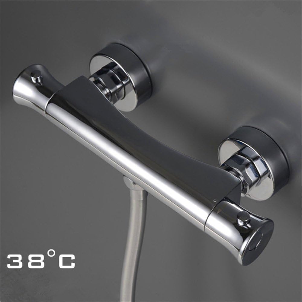 Amazon Com Modern Simple Brass Constructed Polished Hot And Cold