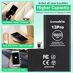 Luuzkla 18800mAh (2025 New Upgrade) Battery