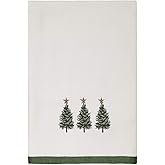 Avanti Linens - Bath Towel, Soft & Absorbent Cotton, Ideal Christmas Decorations (Trees Collection)