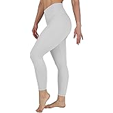 Yogalicious Womens High Waisted Yoga Legging Elastic Free Squat Proof Ankle Length Lux Workout Pant
