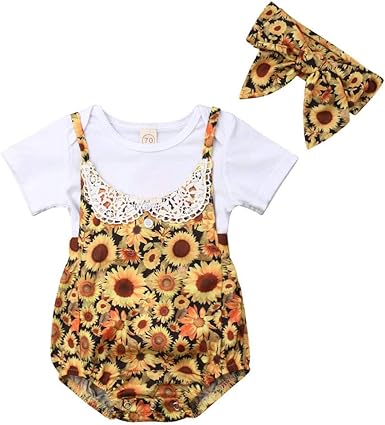 sunflower romper white