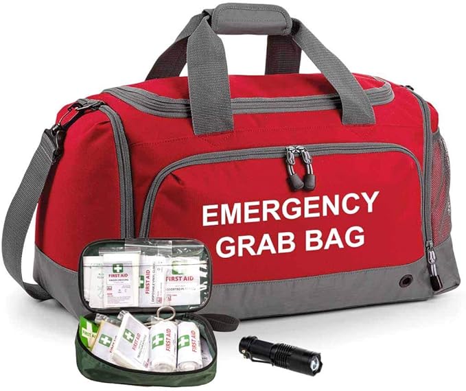 Emergency Grab Bag Kit Printed Home Evacuation & Car Winter Safety