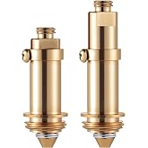 Eiodoni 2PCS Basin Sink Clicker Pop Up Tub Drain Stopper, Brass Spring Plug | Universal Click Clack Replacement Bolt, Durable Push Bathroom Accessories for Most Basin Drains