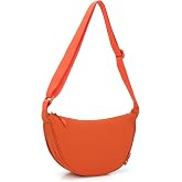 BESMART Small Nylon Crescent Crossbody Bag for Women Men Trendy, Waterproof Crescent Sling, Lightweight Travel Purses