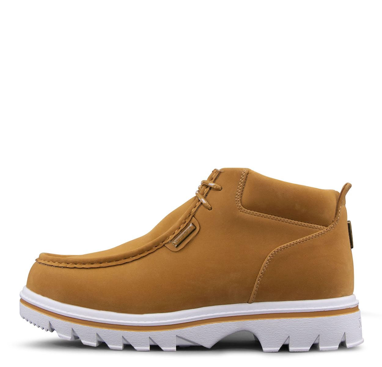 Lugz Men's Fringe Classic Moc-Toe Boot, Golden Wheat/White, 11 W Image Lugz Men's Fringe Classic Moc-Toe Boot, Golden Wheat/White, 11 W Image