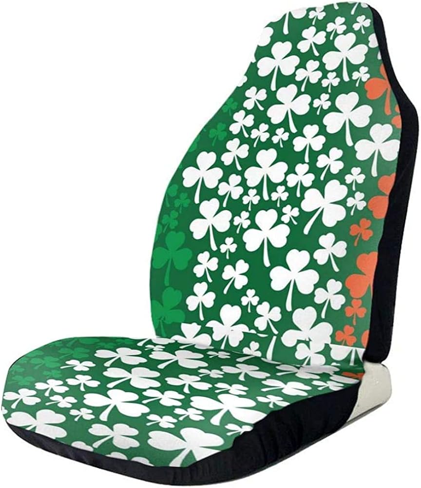 Car Seat Covers Ireland Flag Shamrock Seat Protectors Amazon.co.uk