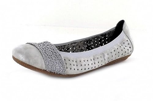 Rieker 41487-40 Damen Ballerina flacher Boden ohne ausgeprägten Absatz