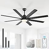 Sofucor 52 Inch Ceiling Fans with Lights, Smart