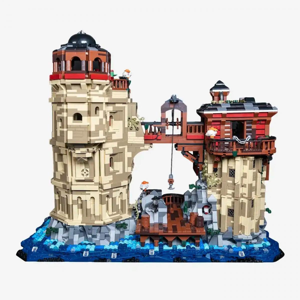 BlueBrixx Pro 108075 – Kraftwerk des Astronomen, 5350 Klemmbausteine, Astronomen Set, Geschenk für Architektur Fans, Standardsteine, Bausteine der Astronomen-Serie 3