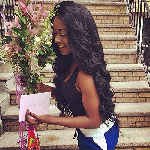 HC Hair - No Shedding –7A Unprocessed Virgin Malaysian Hair Bundles Body Wave 3 Bundles with Lace Closure- No Matting -- Body Weave Human Hair Extensions Bundles-Natural Color Hair Weft(24 26 28+18)