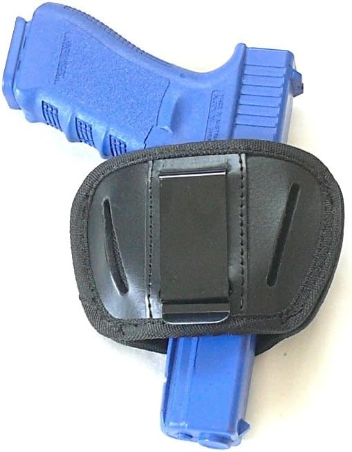 Universal IWB & SOB Concealed Carry Clip Pistol Holster for Medium & Large Frame Semi-autos. Fits Sig Sauer P226, P229, Colt 1911, Beretta 92F, Ruger, All Glocks and S&W - Ambidextrous