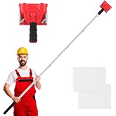 Paint Edger+ 2 Replace Pads -78" Adjustable Pole Ceiling &amp; Corner Painting | Paint Edge Trimmer for Ceilings &amp; Corners, Includes Replaceable Paint Pads, Professional Paint Edger for Clean, Sharp Lines