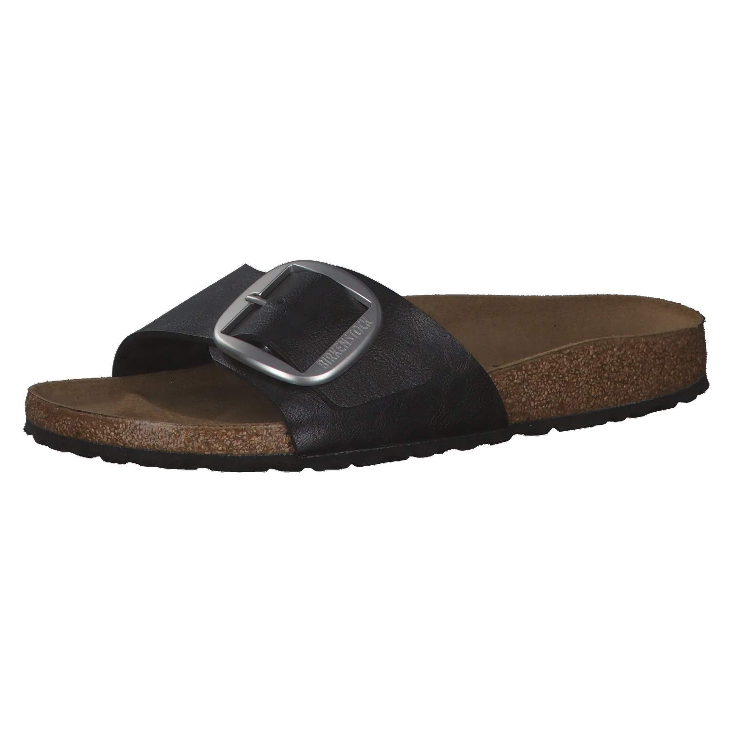 Women's Madrid Big Buckle Mule, weiß