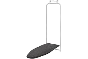 Household Essentials Over The Door Ironing Board, Perfect for Dorms or Small Spaces, White