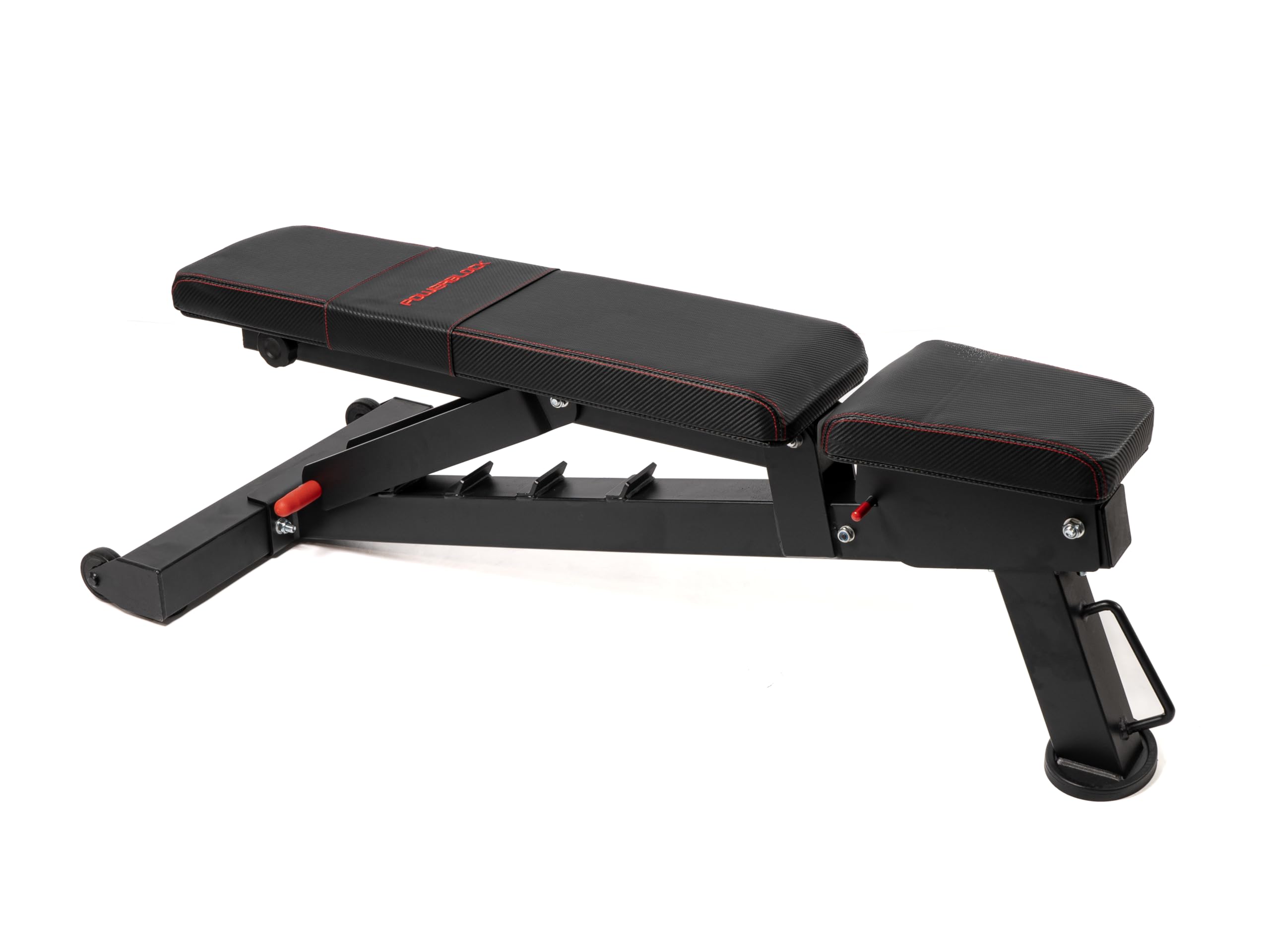 Photo 1 of PowerBench 2.0 Adjustable Weight Bench, 7 Positions, Built-in Wheels & Handle, Innovative Equipment for Home & Commercial Gyms, Versatile Workout Bench