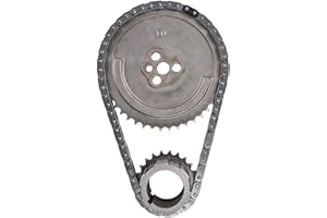JEGS Timing Chain Set | Fits 1997-2007 GM & Chevy LS III Series Engines With 3-Bolt Cam Gear And 24X Reluctor Wheel | Includes (1) 3-bolt Camshaft Gear, (1) Crankshaft Gear, And (1) Timing Chain