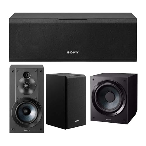 Sony SS-CS8 2-Way Center Channel Speaker - Black, 145W Max, 4" Woofer, 1" Tweeter (Renewed)