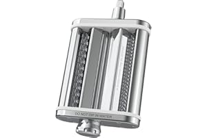 8L Multi-Function Pasta Maker Set Replacement for Stand Mixer with Sheet Roller Dough Cutter Fettuccine Accessories and Clean