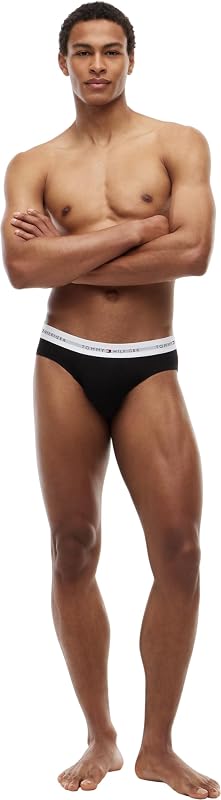 Briefs sous-Vêtements Homme Lot de 5 Coton avec Stretch, Multicolore (Black/Black/Black/Black/Black), S — photo 6 sur 6