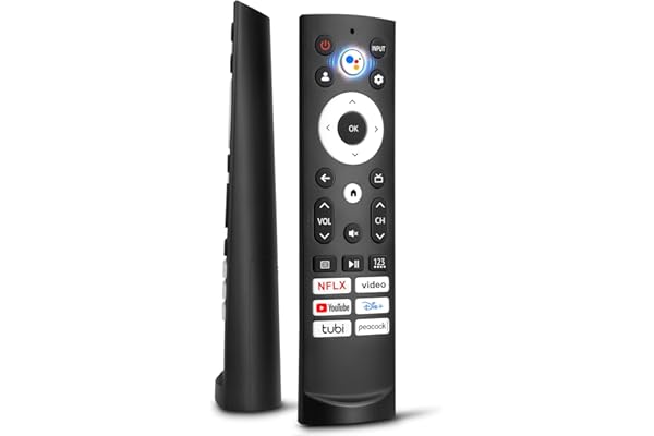 Voice Remote Control Replacement for Hisense Smart Google TV，Compatible with Hisense QLED UHD Mini-LED ULED Google TVs