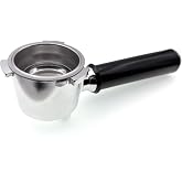 MacMaxe Sump Portafilter Filter Handle Assembly 5513200369 with 2 Cup Filter Basket For Delonghi Dedica Espresso EC680, EC685, EC695 &amp; EC885 (3 Wings)
