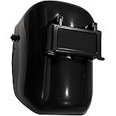 Scotia PRO Pipeliner Welding Helmet – Fiberglass, Grinding Lid, 2x4 Shade 10 Lens, Lightweight Flip Up Weld Mask, Adjustable