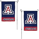 Desert Cactus University of Arizona UA Garden Flag – 19 x 12 inch Arizona Wildcats Banner, For Outdoor Display and Events (Design A)