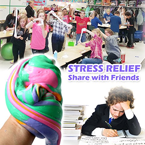 3 ESSENSON+Unicorn+Fluffy+Slime+Kit