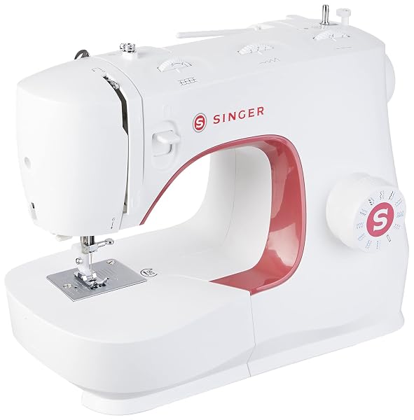 SINGER MX231 LIGHTWEIGHT & PORTABLE SEWING MACHINE WITH ACCESSORY KIT & FOOT PEDAL | 97 STITCH APPLICATIONS, LED LIGHT & 1-STEP BUTTONHOLE | GREAT FOR CRAFTS & MENDING