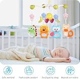 Aolso Baby Crib Toy Mobile with Music Lights Remote Timing 20 30 40 50 min Blue view 6