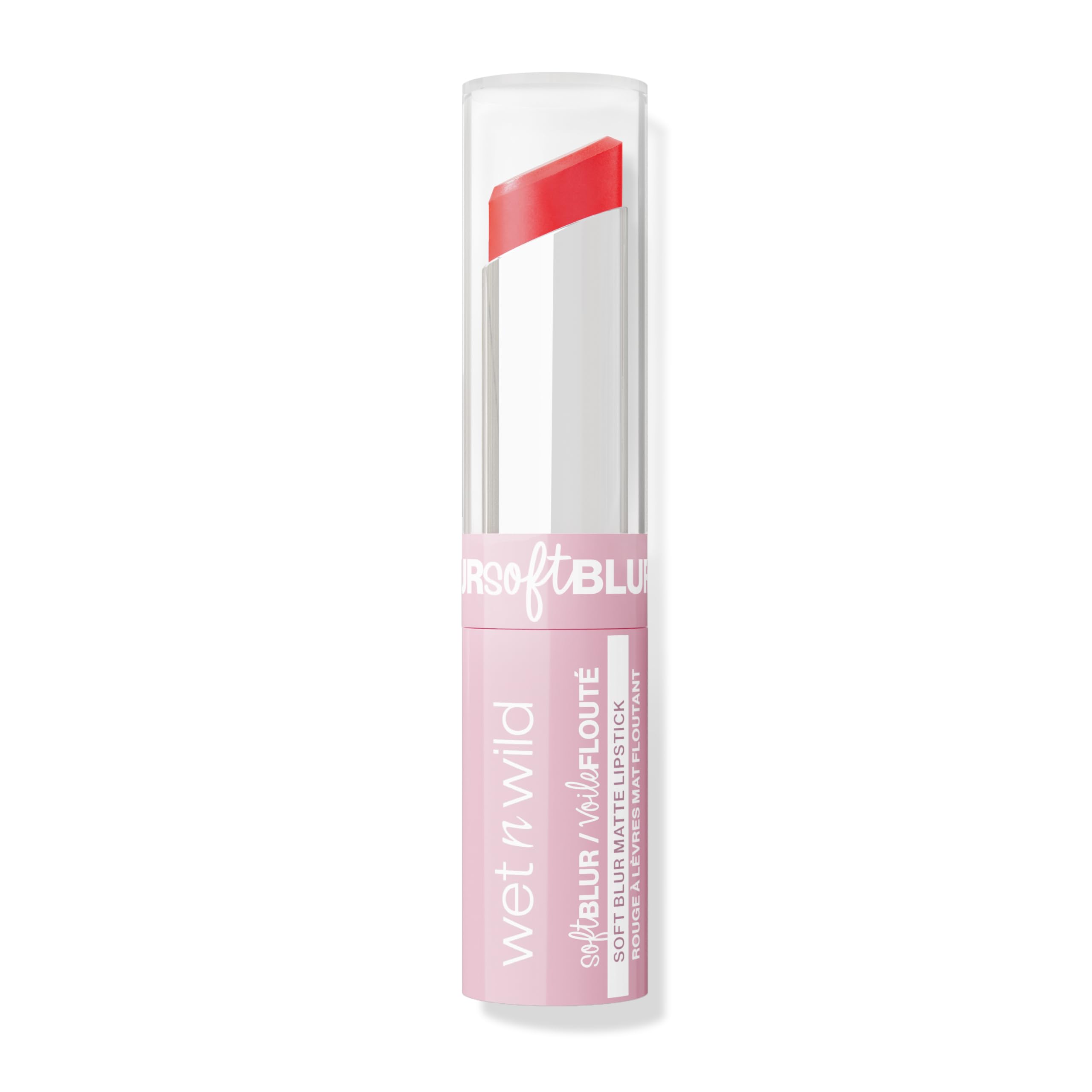 Wet n Wild Cloud Pout Soft Blur Matte Lipstick, Matte Liquid Lipstick with Non-Drying and Long-Lasting Formula, Lightweight and Moisturizing, Bali Blossom