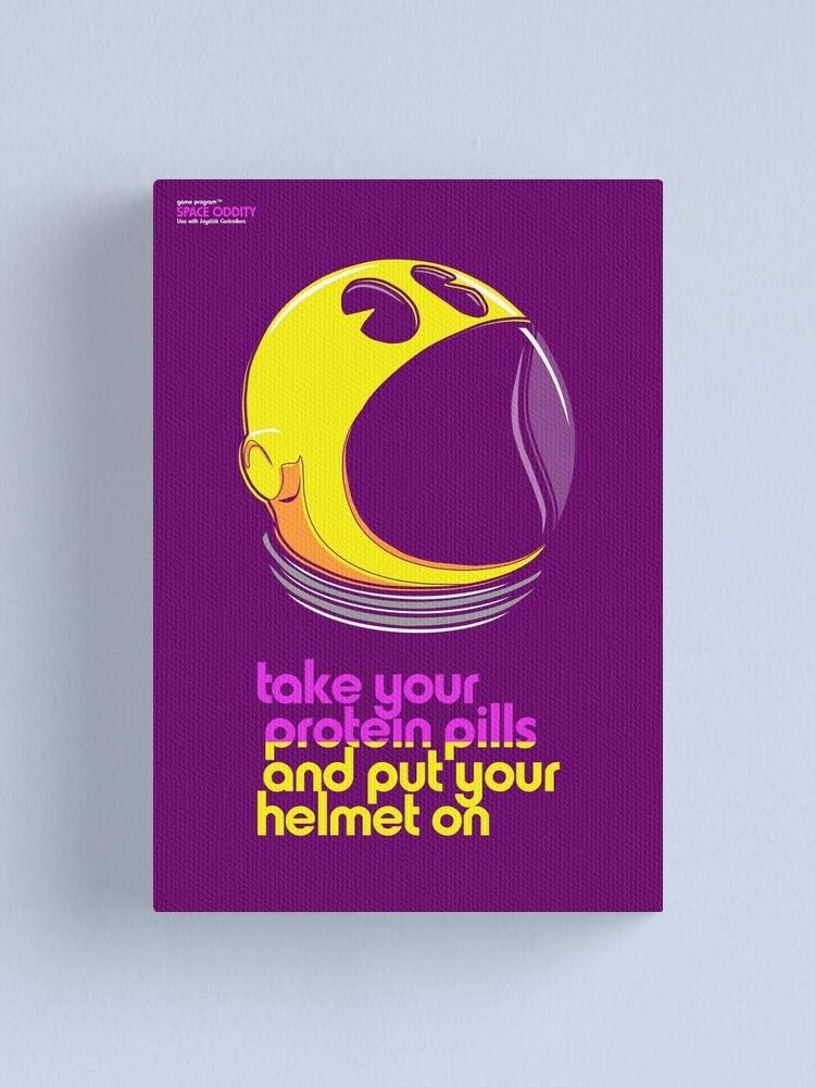 GRASSO MAX Take Your Protein Pills pu Helmet Movie Poster Home Art Wall Posters [No Framed]