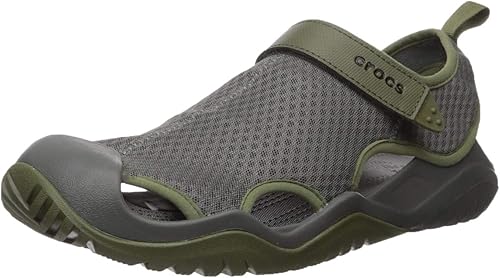 dark green crocs