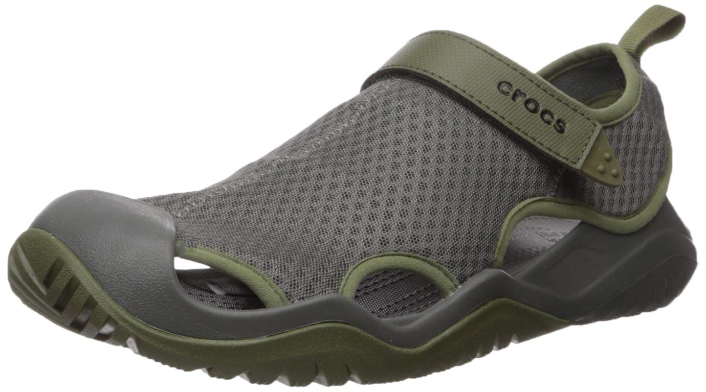 crocs swiftwater mesh deck sandals