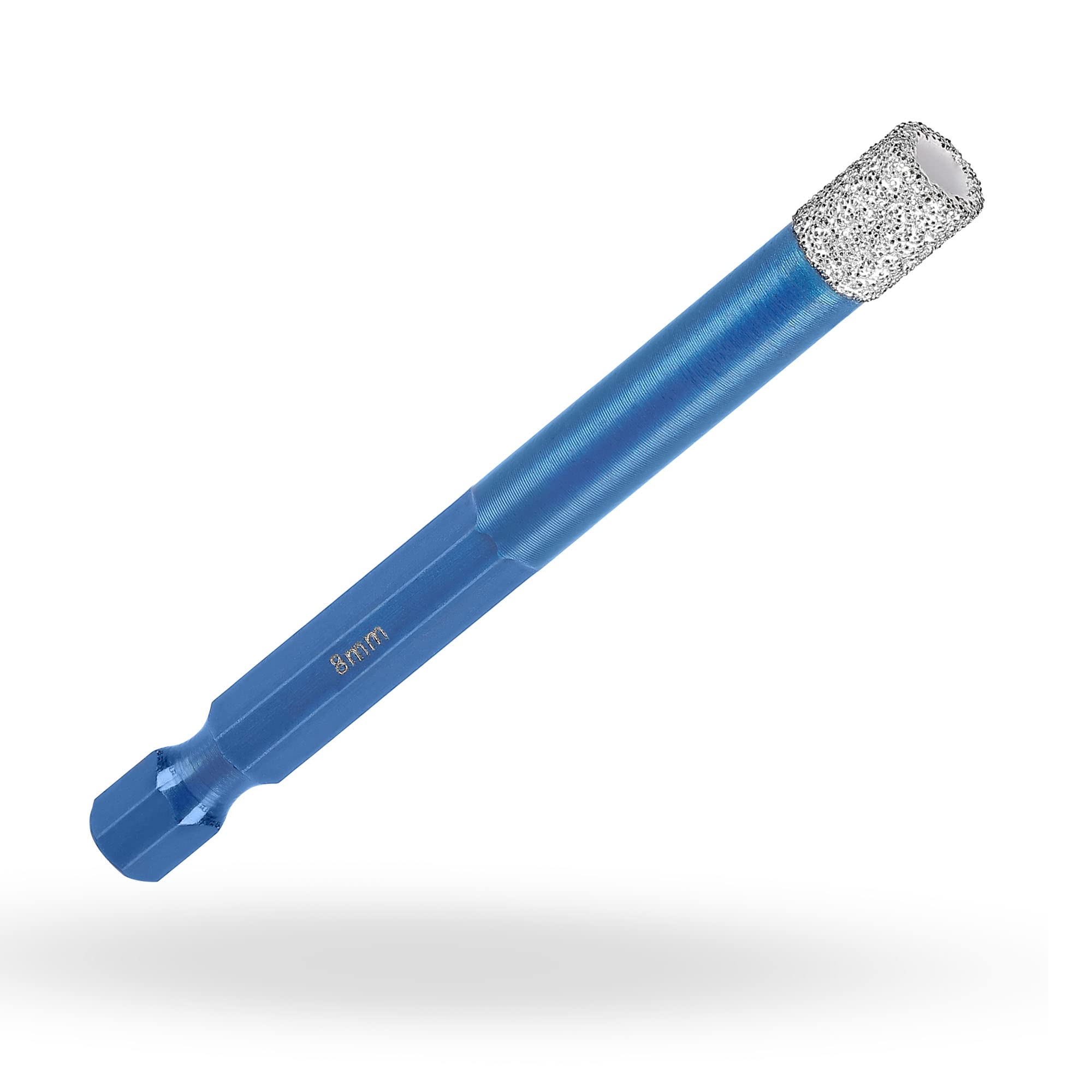 Profi Fliesenbohrer 8mm BIT Adapter - Diamantbohrer für Feinsteinzeug, harte Fliesen uvm. Diamantbohrkrone für Bohrmaschinen | rendech® Markenqualität