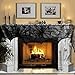 Luditek Halloween Decorations Halloween Fireplace Decor Spiderweb Mantle Scarf Cover Festival Party Supplies 18” x 96” Indoor Outdoor