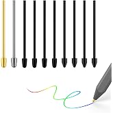 Metal/Plastic Tips Replacement for Kindle Scribe Premium and Basic Pens. Tips + Clip + Storage Case (2 Metal Nibs + 8 Plastic Nibs)