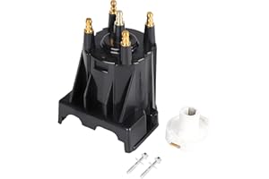 TUTOR AUTO Distributor Cap and Ignition Rotor Kit Replacement for 3.0L 4cyl MerCruiser Engines Made by General Motors with Delco EST Ignition Systems - Replace 811635Q2, 18-5280 - Delco 4 Cylinder Tune Up Kit