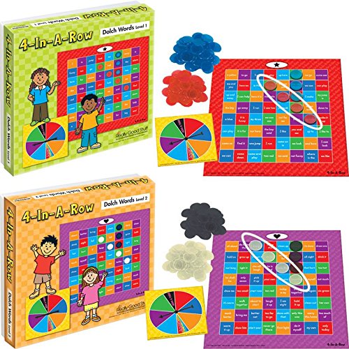 4-In-A-Row Dolch Sight Words Games