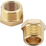 2pcs 1" NPT Male x 3/4" NPT Female Brass Reducer