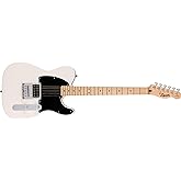 Squier Sonic ESquier Electric Guitar, Arctic White, Maple Fingerboard