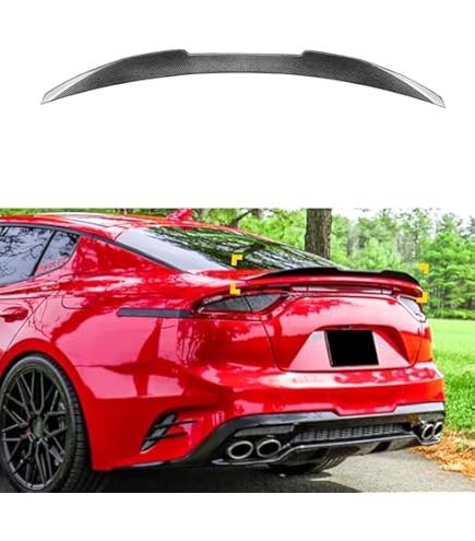 Coche Alerón Trasero Para Kia Stinger CK 2018-2025, Aleron Trasero Para Maletero Spoiler Techo Antiarañazos