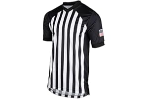 SMITTY OFFICIAL'S APPAREL Smitty Men's NCAA Basketball Body Flex Referee Shirt - Made in The USA