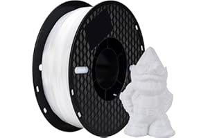 Kingroon TPU 3D Printer Filament, Dimensional Accuracy +/- 0.03 mm, 1 kg Spool(2.2lbs), 1.75 mm,White