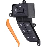 Left Steering Wheel Cruise Control Switch for Ford Expedition 2018-2021 | for F-150 2015-2020 E-350 F-250 F-350 F-450 F-550 Super Duty F-650 F-750