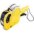 Super Z Outlet 8 Digits Price Numerical Tag Gun Label Maker MX5500 EOS with Sticker Labels & Ink Refill for Office, Retail Shop, Grocery Store, Organization Marking