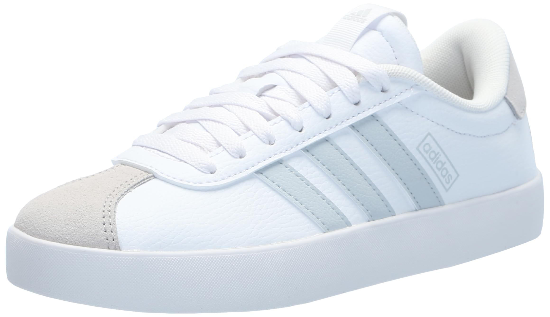 Adidas Women's VL Court 3.0, White/Halo Blue/Grey, 9.5 Image