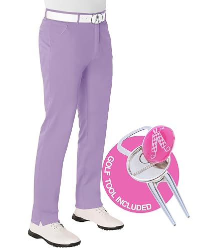 Amazon.com: Royal & Awesome Mens Golf Pants, Orange Golf Pants for
